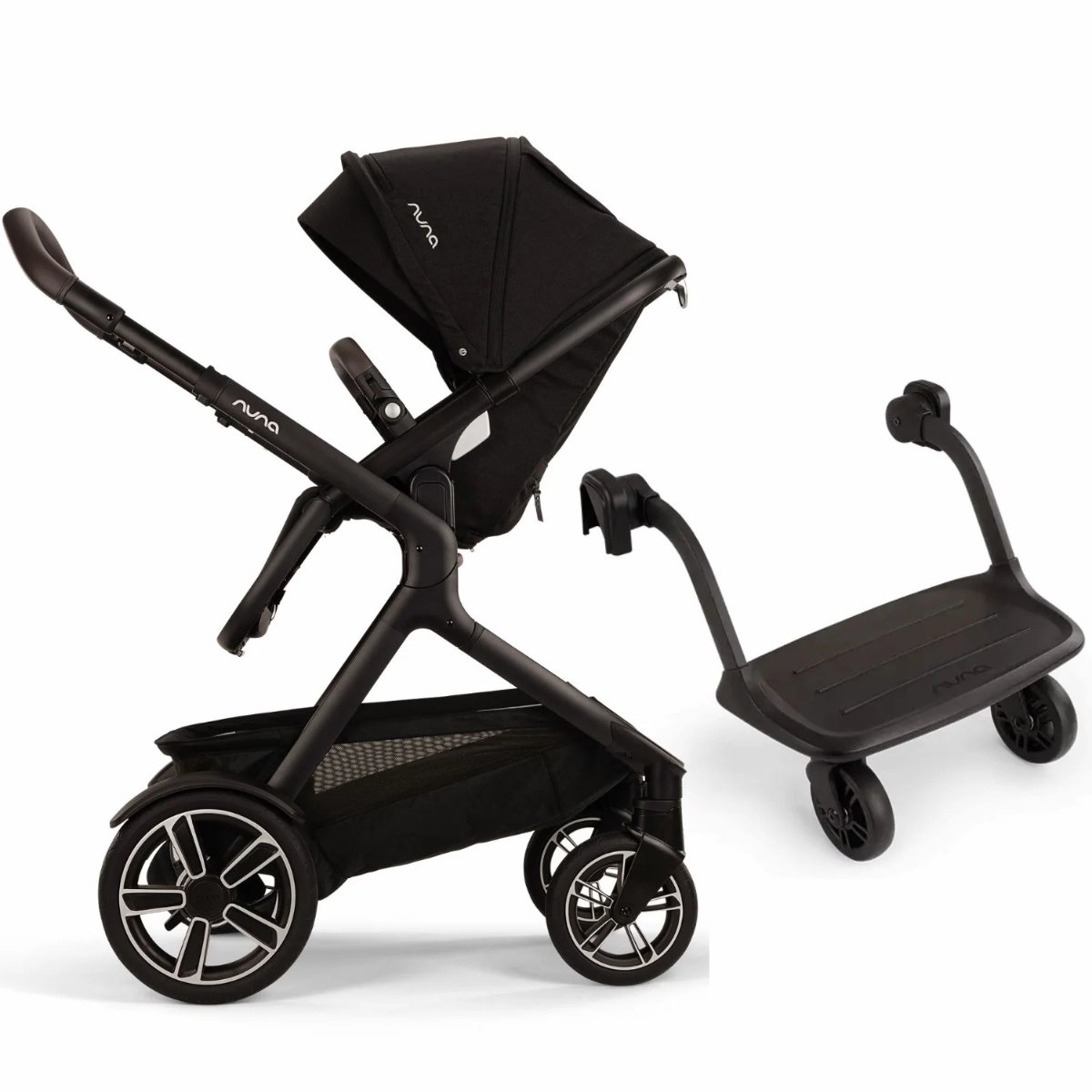 Carriola Demi Next Con Plataforma Y Accesorios Caviar (codigo anterior)