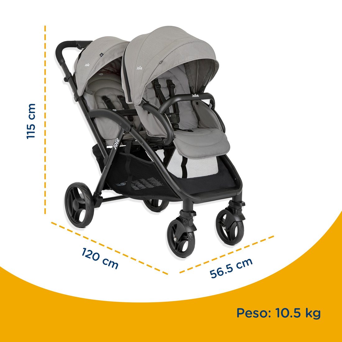 Carriola Doble Evalite Duo